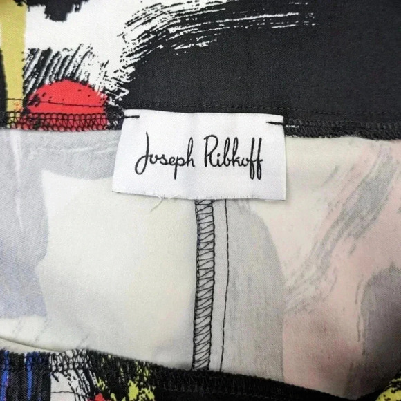 🍁Joseph Ribkoff Abstract Brushstroke Pants - Picture 5 of 5